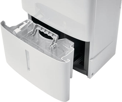 Frigidaire 22 Pint Dehumidifier. 1,500 Square Foot Coverage. Ideal for Small Rooms. 1.7 Gallon Bucket Capacity. Continuous Drain Option
