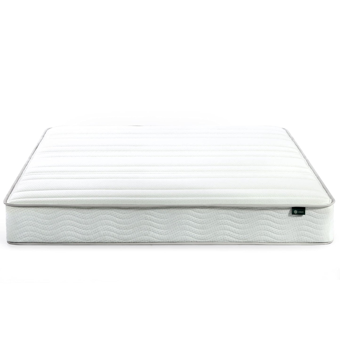 Zinus 8 Inch Foam and Spring RV Mattress, Short Queen Size for RVs, Campers & Trailers, Mattress in A Box, White