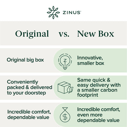 ZINUS Memory Foam 12 Inch Green Tea Mattress, California King