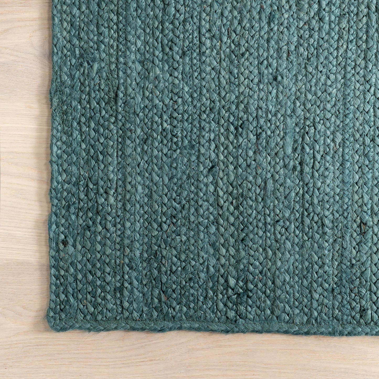 Nuloom Rigo Handmade, Hunter Green, 8'6"x11'6", Hand Woven, Farmhouse, Jute, Soft and Textured, High Traffic, Stain Resistant, Easy Clean, Durable Area Rug for Bedroom, Living Room, Dining, Den, Foyer