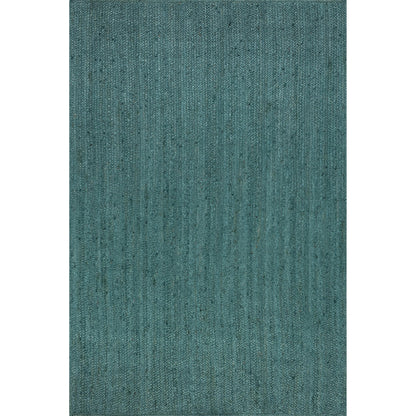 Nuloom Rigo Handmade, Hunter Green, 8'6"x11'6", Hand Woven, Farmhouse, Jute, Soft and Textured, High Traffic, Stain Resistant, Easy Clean, Durable Area Rug for Bedroom, Living Room, Dining, Den, Foyer