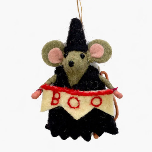 Agatha Witch, Boo! Decoration (Set of 4)