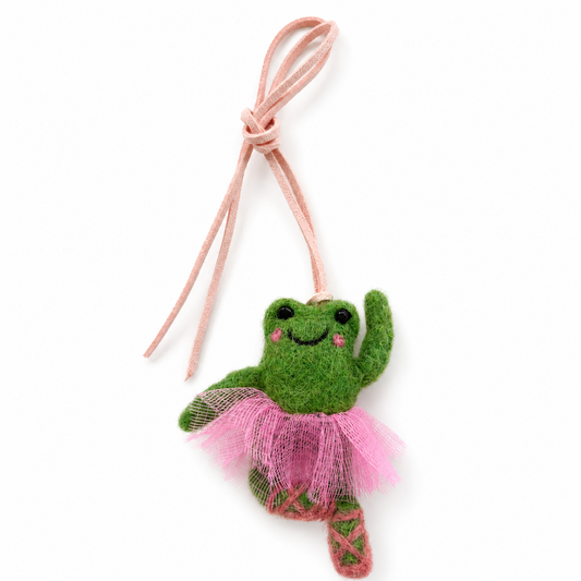 NEW Bonnie Ballet Frog Bag Tag