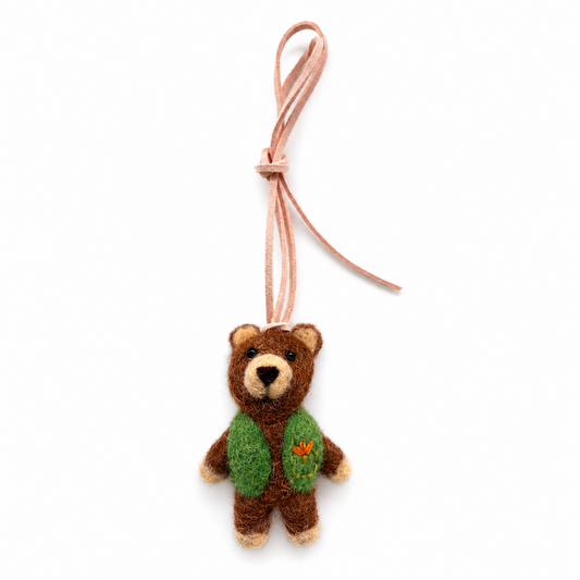 NEW Buttons Bear Bag Tag