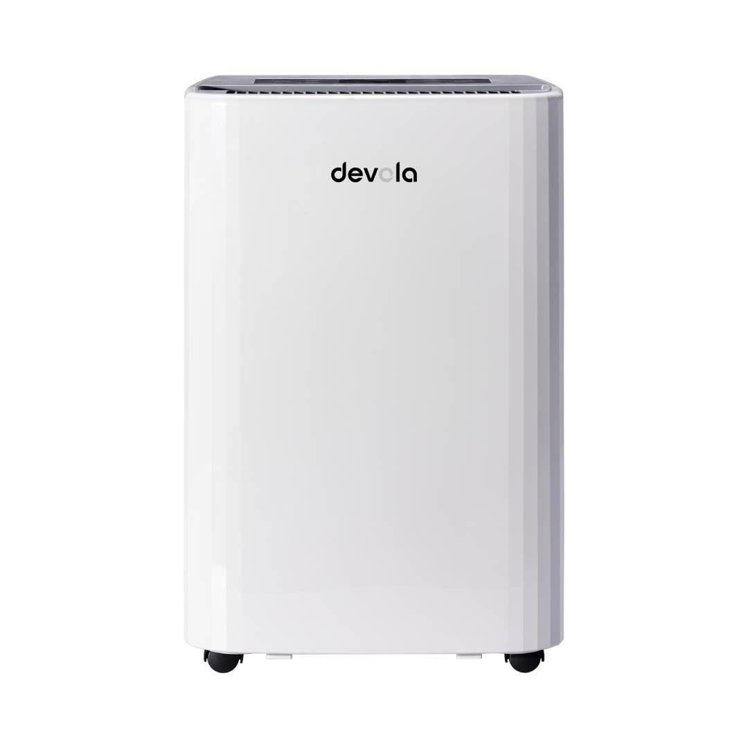 Devola 12L Platinum Compressor Dehumidifier & Air Purifier with HEPA Filter, White - DVH12L