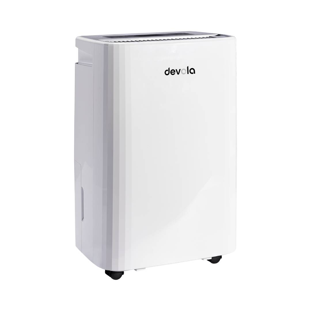 Devola 12L Platinum Compressor Dehumidifier & Air Purifier with HEPA Filter, White - DVH12L
