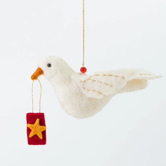 Daphne Dove with Gift Decoration (Set of 4)