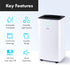 Devola 20L Compressor Dehumidifier & Air Purifier With HEPA Filter - DV20L